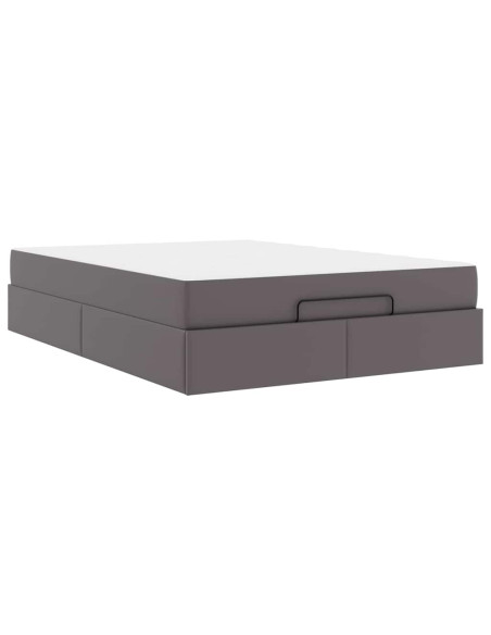 Struttura letto con materasso Altro Grigio 160 x 200 cm