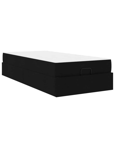 Struttura del letto Nero 80 x 200 cm Tessuto