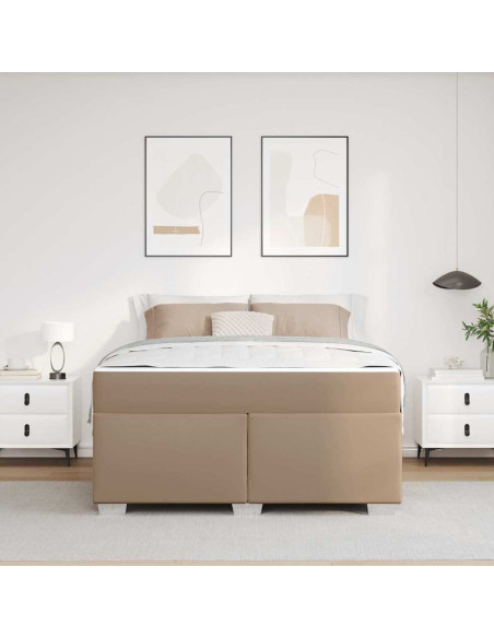 Struttura del letto Cappuccino 140 x 200 cm Pelle sintetica