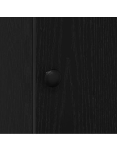 Credenza da cucina con cassetto Rovere Nero 32 x 50 x 180 cm 2