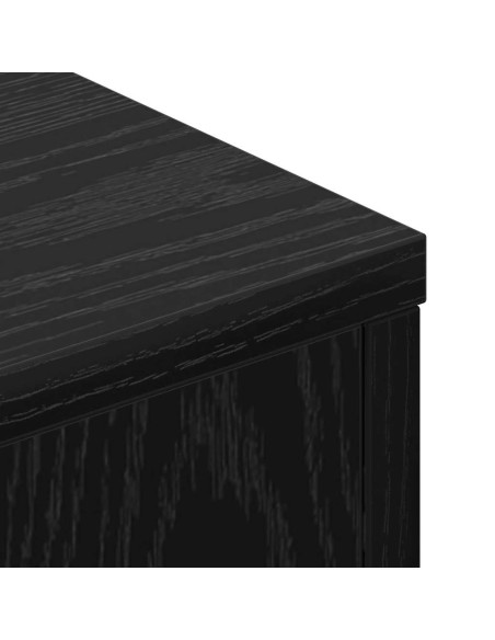 Testata del letto Rovere nero Legno multistrato