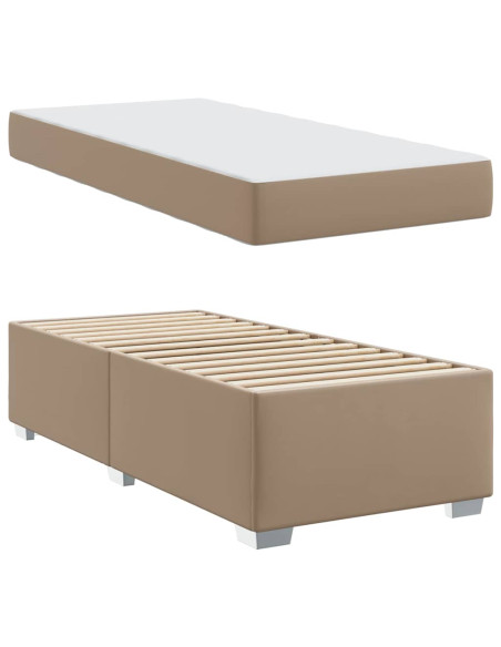 Struttura del letto Cappuccino 100 x 200 cm Pelle sintetica