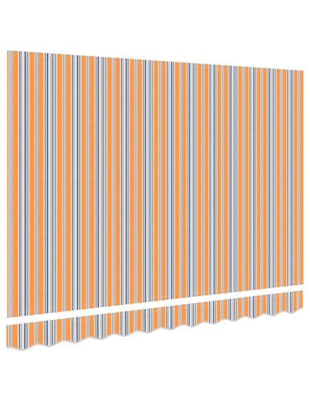 Tenda di Ricambio per Telaio 2.5x2 m Rigata Multicolore