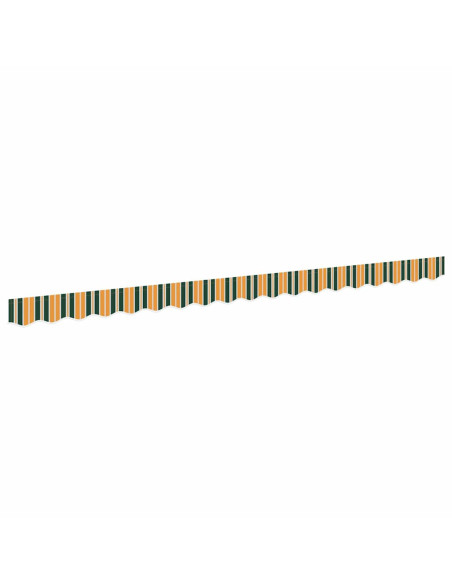Tenda da sole verde e gialla per struttura da 4m 3.8x0.2m
