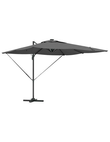 Ombrellone Antracite 286 x 284 x 270 cm Alluminio e Poliestere