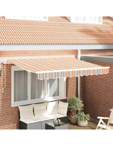 Tenda di Ricambio per Telaio 2.5x2 m Rigata Multicolore