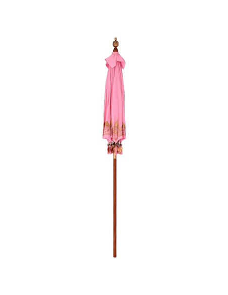 Ombrellone Altro Rosa x 260 cm Cotone e legno massello