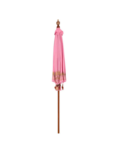 Ombrellone Altro Rosa x 260 cm Cotone e legno massello