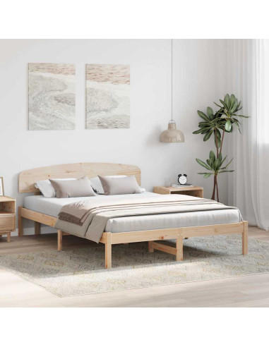 Struttura del letto Naturale 140 x 200 cm Pino massello