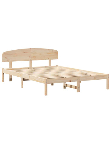 Struttura del letto Naturale 140 x 200 cm Pino massello