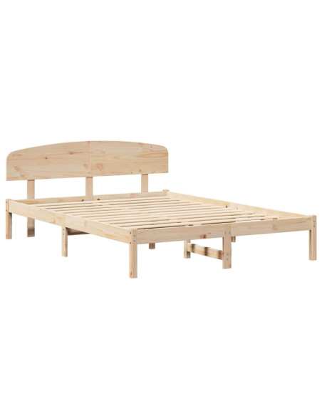 Struttura del letto Naturale 140 x 200 cm Pino massello