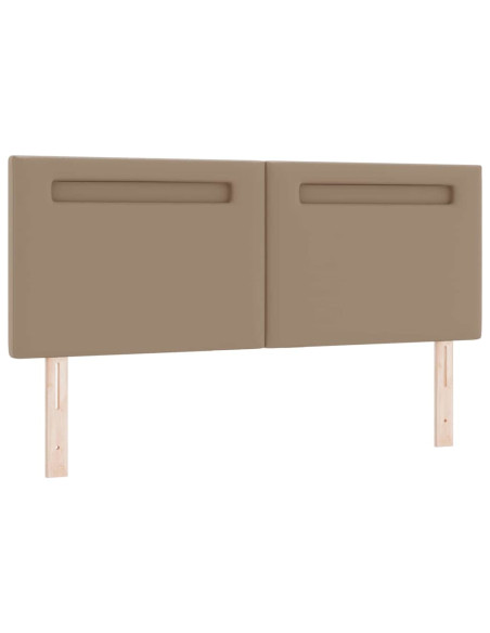Testiera  Design Semplice Cappuccino 160 cm In Eco Pelle