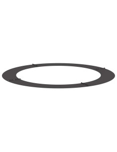 adatto per Anelli d'Albero Piatto 5 pcs Nero Ø90 / 120 cm Acciaio