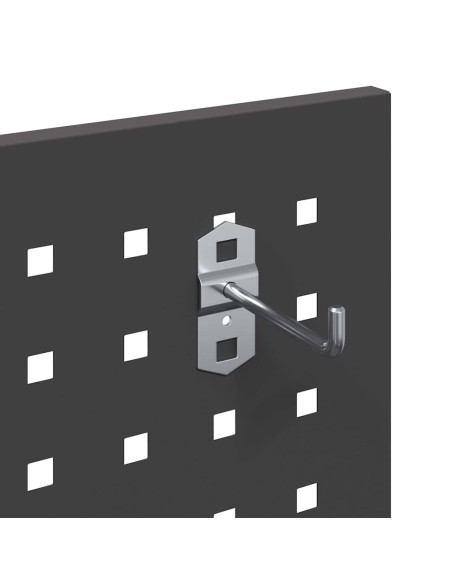Carrello per Attrezzi Nero 65 x 35 x 111 cm Metallo