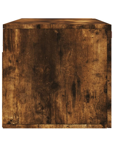 Mobile a Parete Rovere Fumo 100x36,5x35 cm in Legno Multistrato