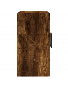 Armadietto a Muro Rovere Fumo 60x31x60 cm in Legno Multistrato 2