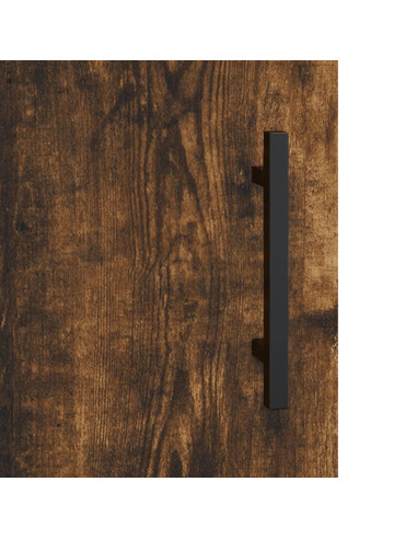 Armadietto a Muro Rovere Fumo 60x31x60 cm in Legno Multistrato