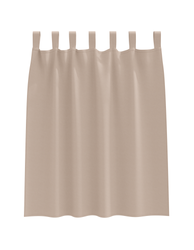 Tende Blackout con Anelli 2 pcs Talpa 140 x 140 cm Poliestere