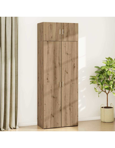 Armadio contenitore rovere artigianale 80 x 42.5 x 225 cm
