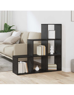 Libreria divisoria Rovere Nero 99 x 29 x 99 cm 2