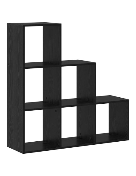 Armadio per Libri Rovere nero 99 x 29 x 99 cm Legno multistrato