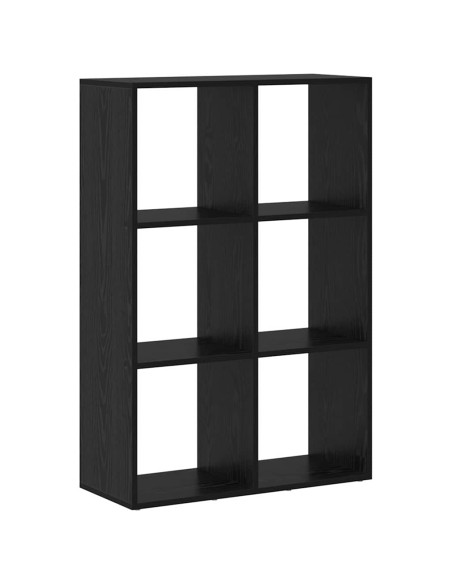 Armadio per Libri Rovere nero 69.5 x 29 x 103.5 cm
