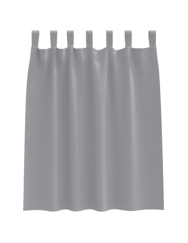 Tende Blackout con Anelli 2 pcs Grigio chiaro 140 x 140 cm