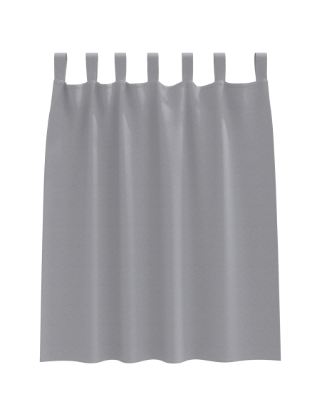 Tende Blackout con Anelli 2 pcs Grigio chiaro 140 x 140 cm