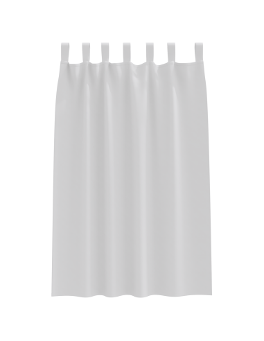 Tende Blackout con Anelli 2 pcs Grigio Chiaro 175 x 140 cm