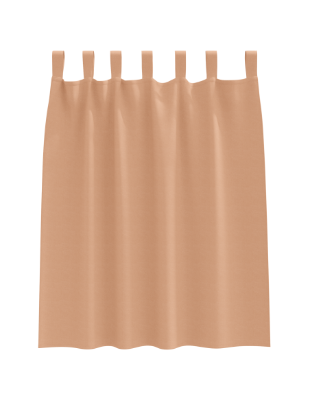 Tende oscuranti 2 pcs Marrone chiaro 140 x 140 cm Poliestere