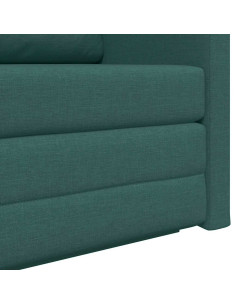 Divano letto 110cm Verde Scuro Tessuto 2
