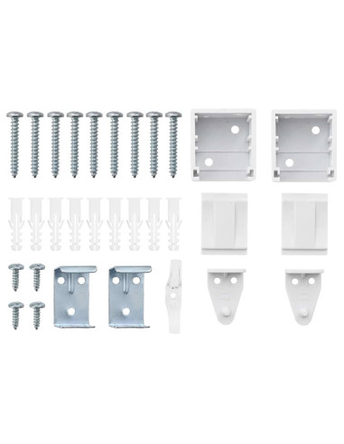 Tendaggi a veneziana Bianco 175 x 155 cm Alluminio