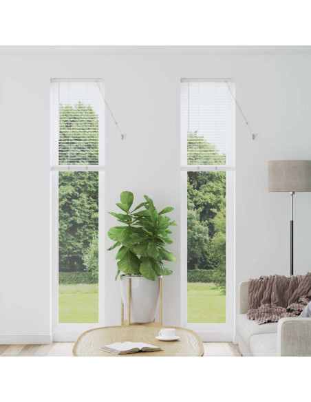 Tendaggi a veneziana Bianco 220 x 45 cm Alluminio