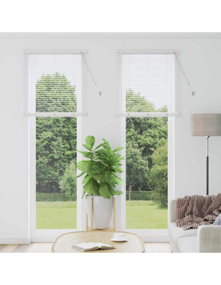 Tenda per Finestra con tende Altro Bianco 80 x 220 cm Alluminio