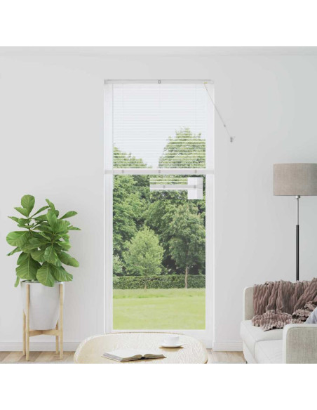 Tenda per Finestra con tende Altro Bianco 90 x 220 cm Alluminio