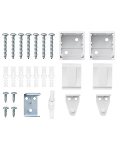 Tendaggi a veneziana Bianco 220 x 115 cm Alluminio 2