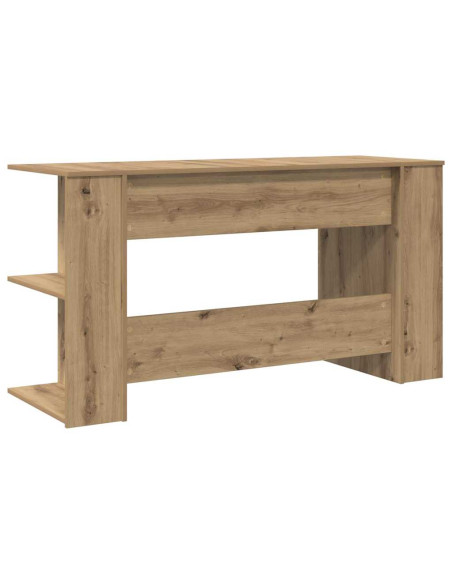 Scrivania rovere artigianale 140 x 50 x 75 cm Legno multistrato