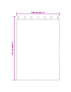 Tende Blackout con Anelli 2 pcs Blu Chiaro 175 x 140 cm