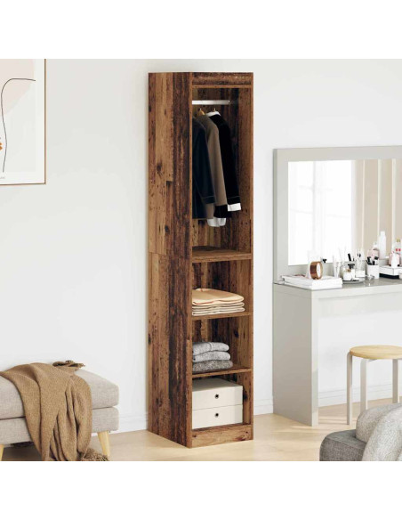 Guardaroba con lo scaffale Legno vecchio 41 x 48 x 102 cm