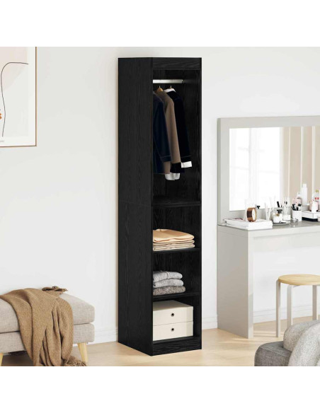 Guardaroba con lo scaffale Rovere Nero 41 x 48 x 102 cm