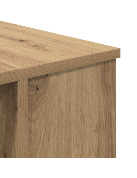 Scrivania rovere artigianale 140 x 50 x 75 cm Legno multistrato