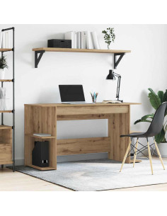 Scrivania rovere artigianale 140 x 50 x 75 cm Legno multistrato 2