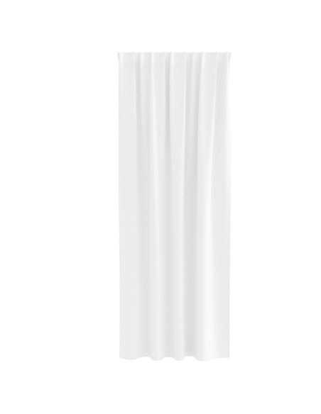 Tende Blackout con Anelli 2 pcs Bianco Puro 245 x 140 cm