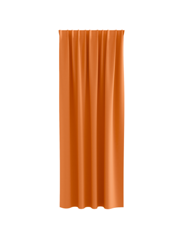 Tende Blackout con Anelli 2 pcs Arancione Vivo 260 x 140 cm