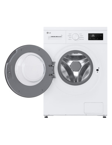 LG F4NA10S8NWK Lavatrice slim 8kg, Classe A, 1400 giri, Programma igiene con vapore, Top rimovibile, White
