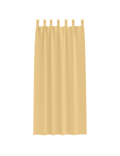 Tende Blackout con Anelli 2 pcs Beige 225 x 140 cm Poliestere 2