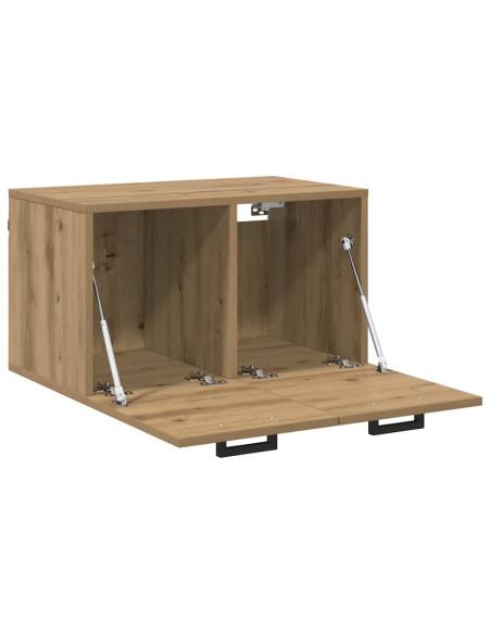Armadietto a muro rovere artigianale 60 x 36.5 x 35 cm