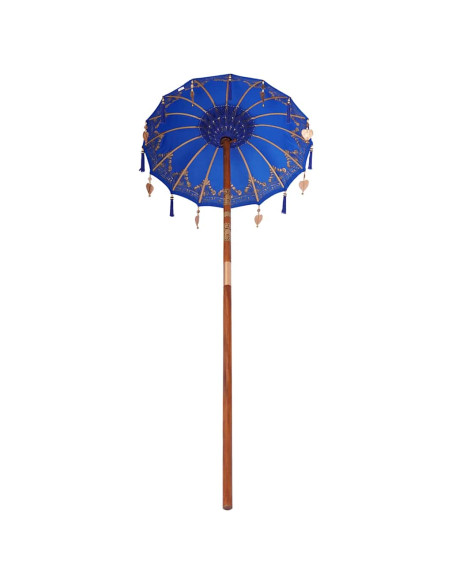Parasol Balinese Altro Blu x 260 cm Cotone e legno massello