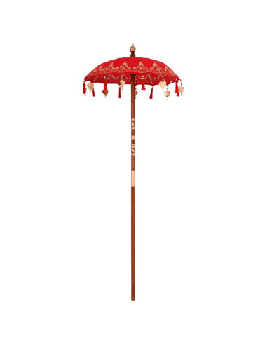 Parasol Balinese Rosso 125 x 125 x 260 cm