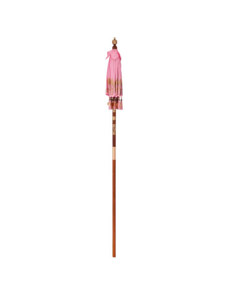 Parasol Balinese Altro Rosa x 260 cm Cotone e legno massello